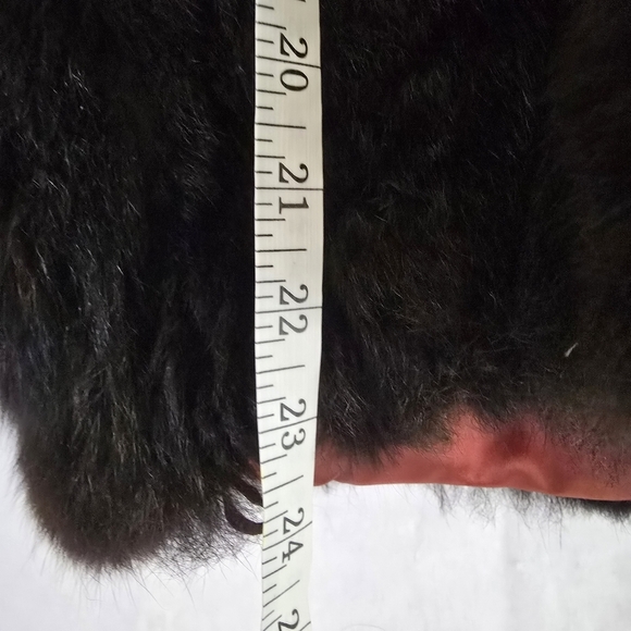 Andrew Marc Brown Sz L Bomber Jacket Leather Faux Fur Insert Vest zip out - Picture 10 of 16